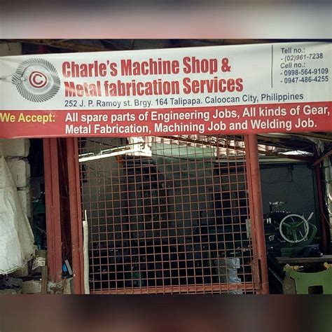 metal fabrication caloocan|charles machine shop caloocan.